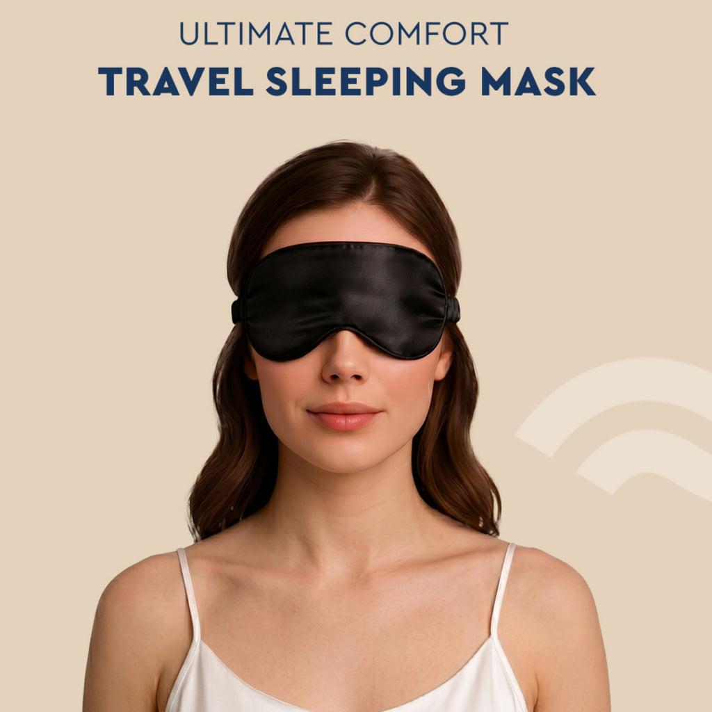 Satin Eye Mask Black