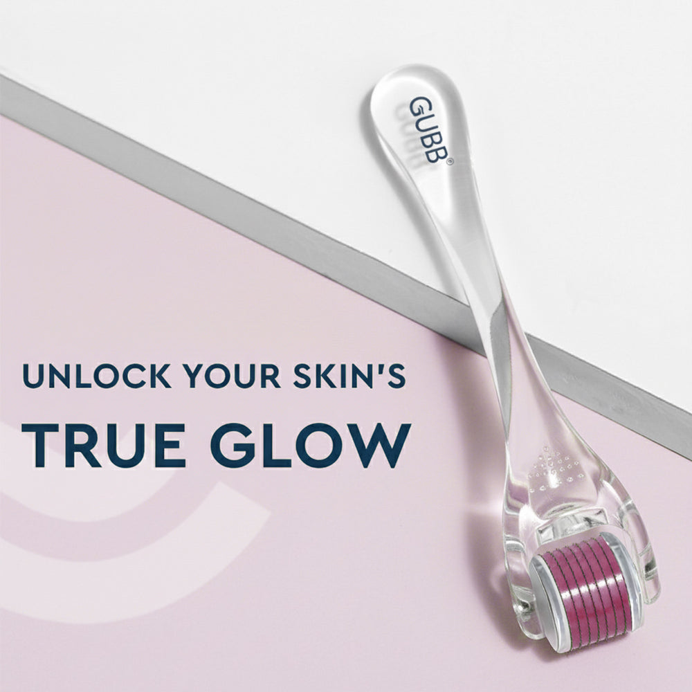 DERMA ROLLER TRANSPARENT PINK