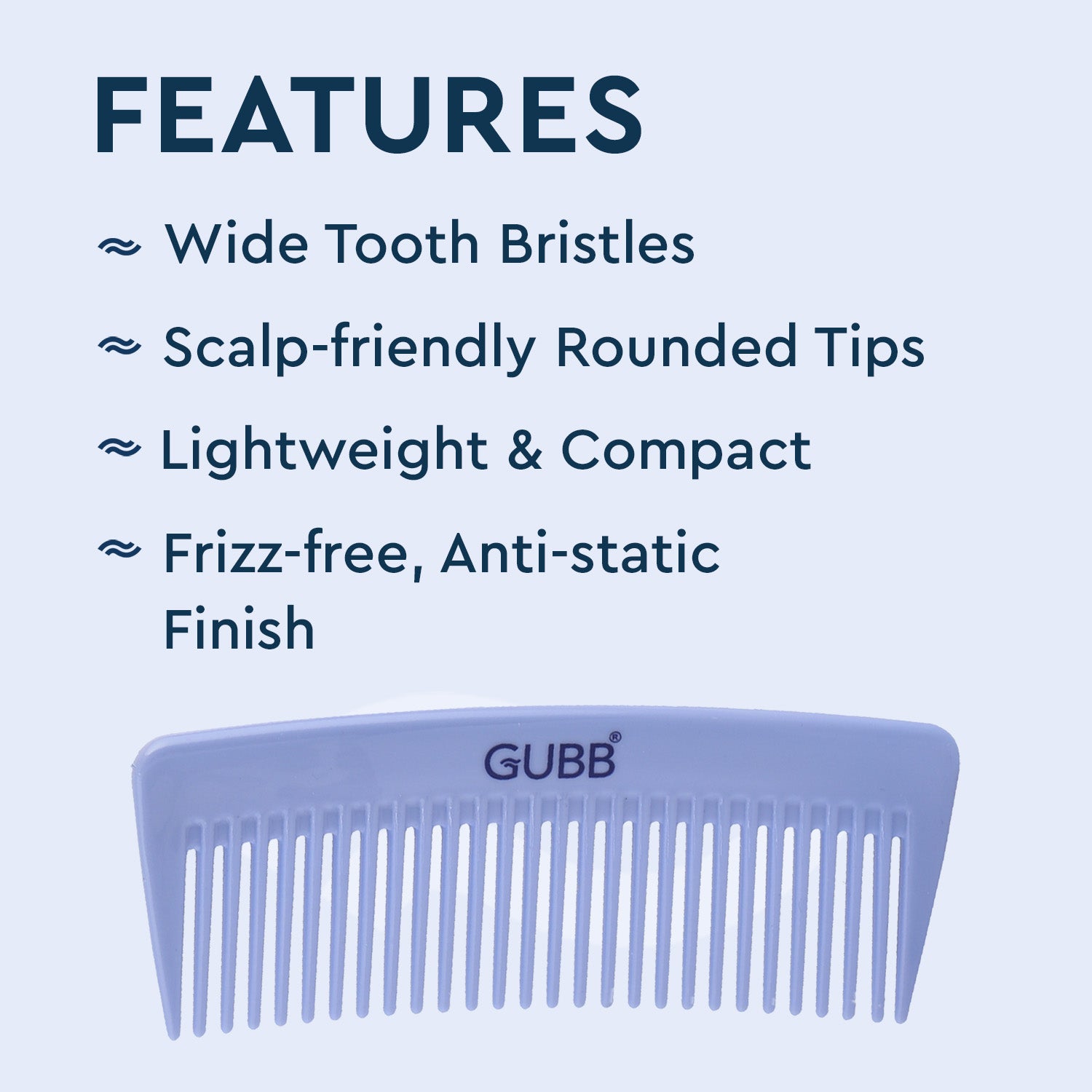 Santorini Hues Travel Hair Comb