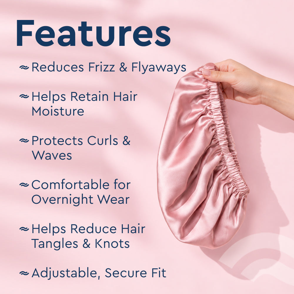 SATIN HAIR BONNET