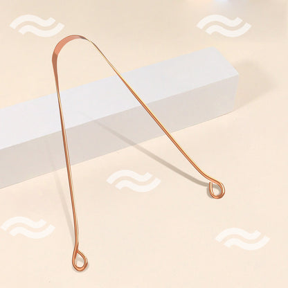 TONGUE CLEANER COPPER (ROUND)