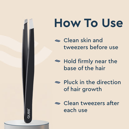 GUBB TWEEZER SLANT TIP