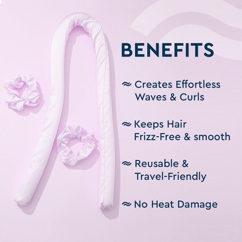 Heatless Hair Curler Lilac
