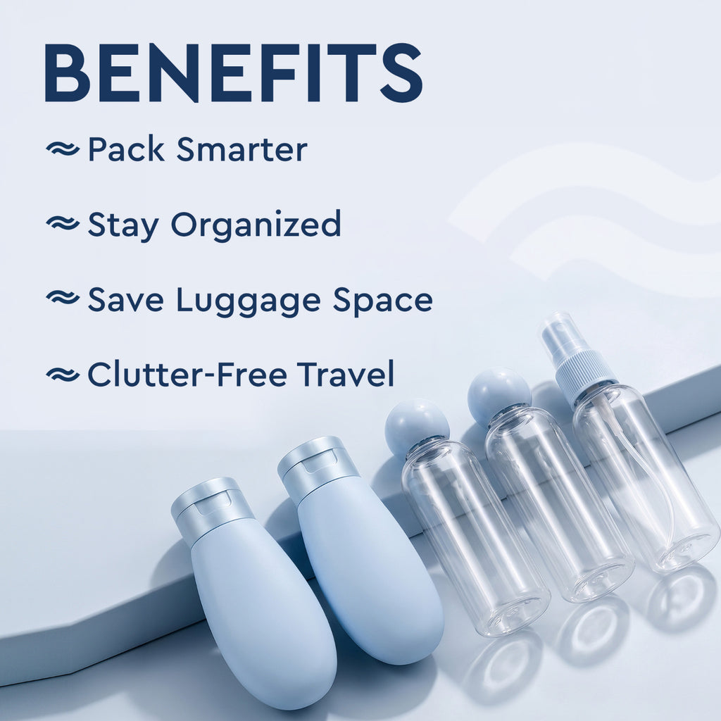 Travel Bottles (Pack Of 5)