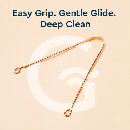 TONGUE CLEANER COPPER (ROUND)