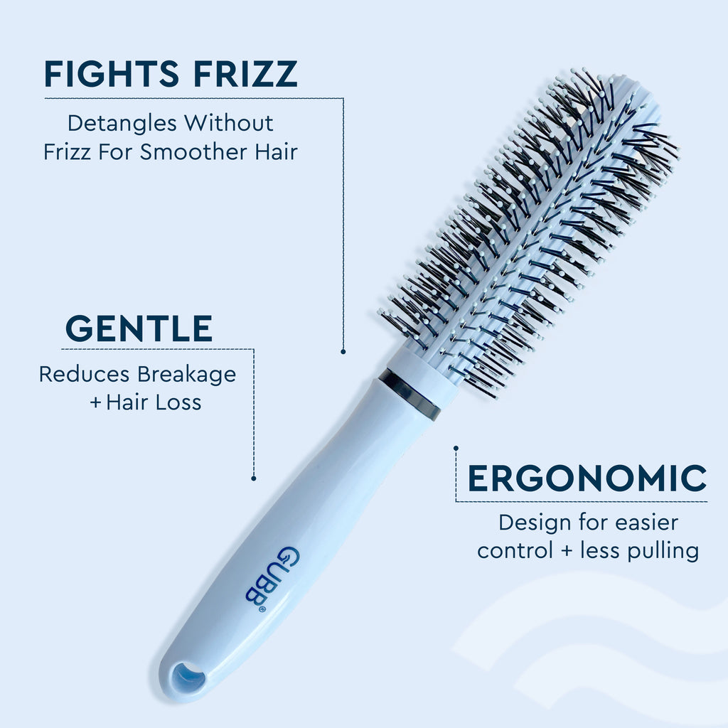 Santorini Hues Styling Combo (Round Hair Brush & Hair Comb)