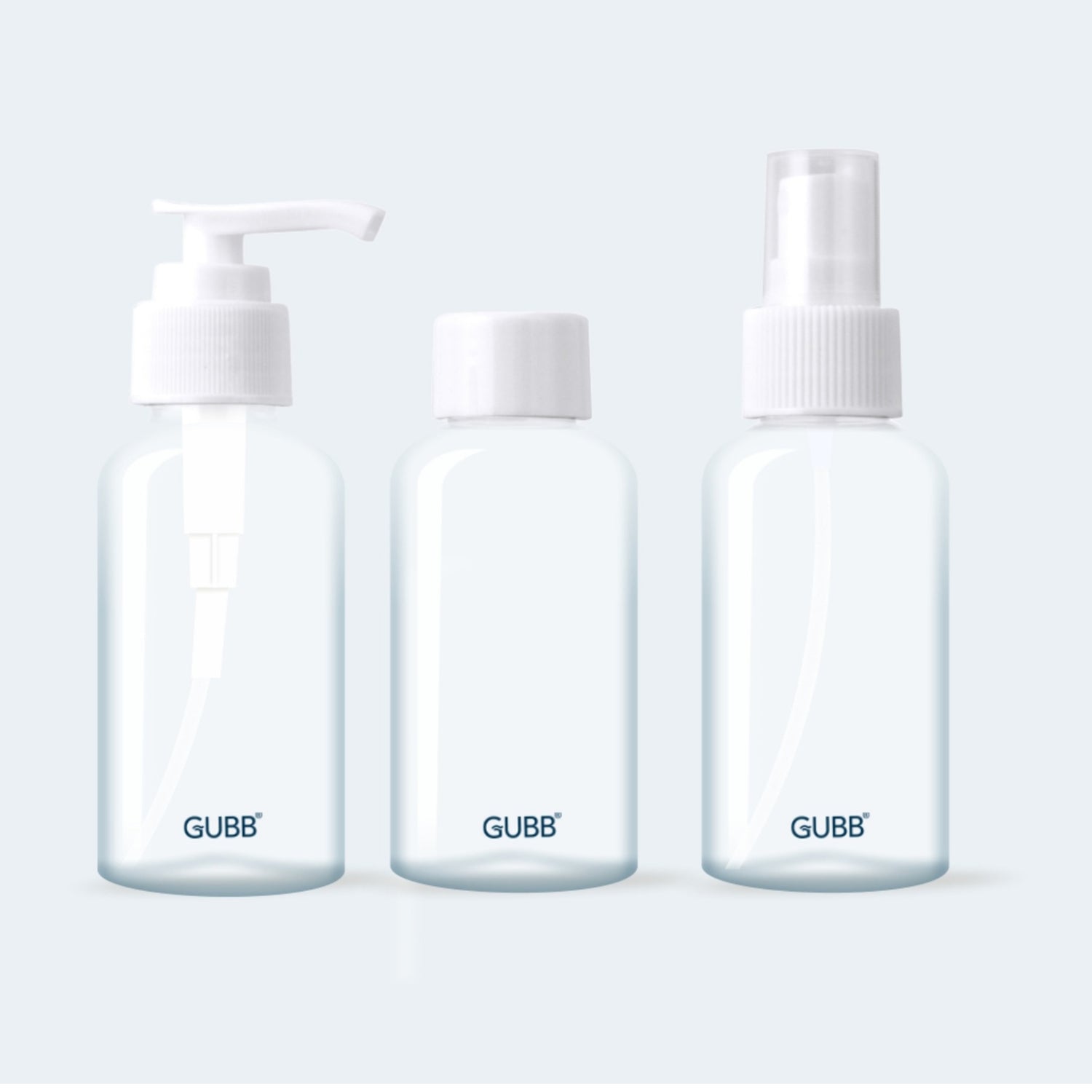 TRAVEL BOTTLES SET OF 3