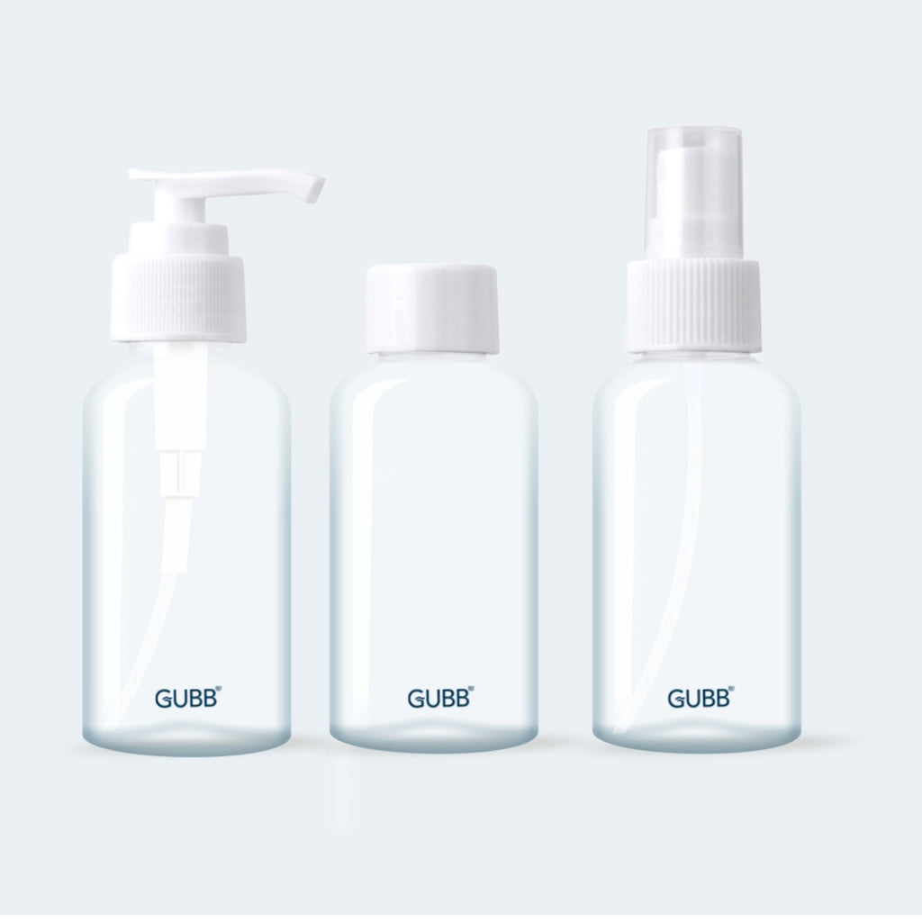 TRAVEL BOTTLES SET OF 3