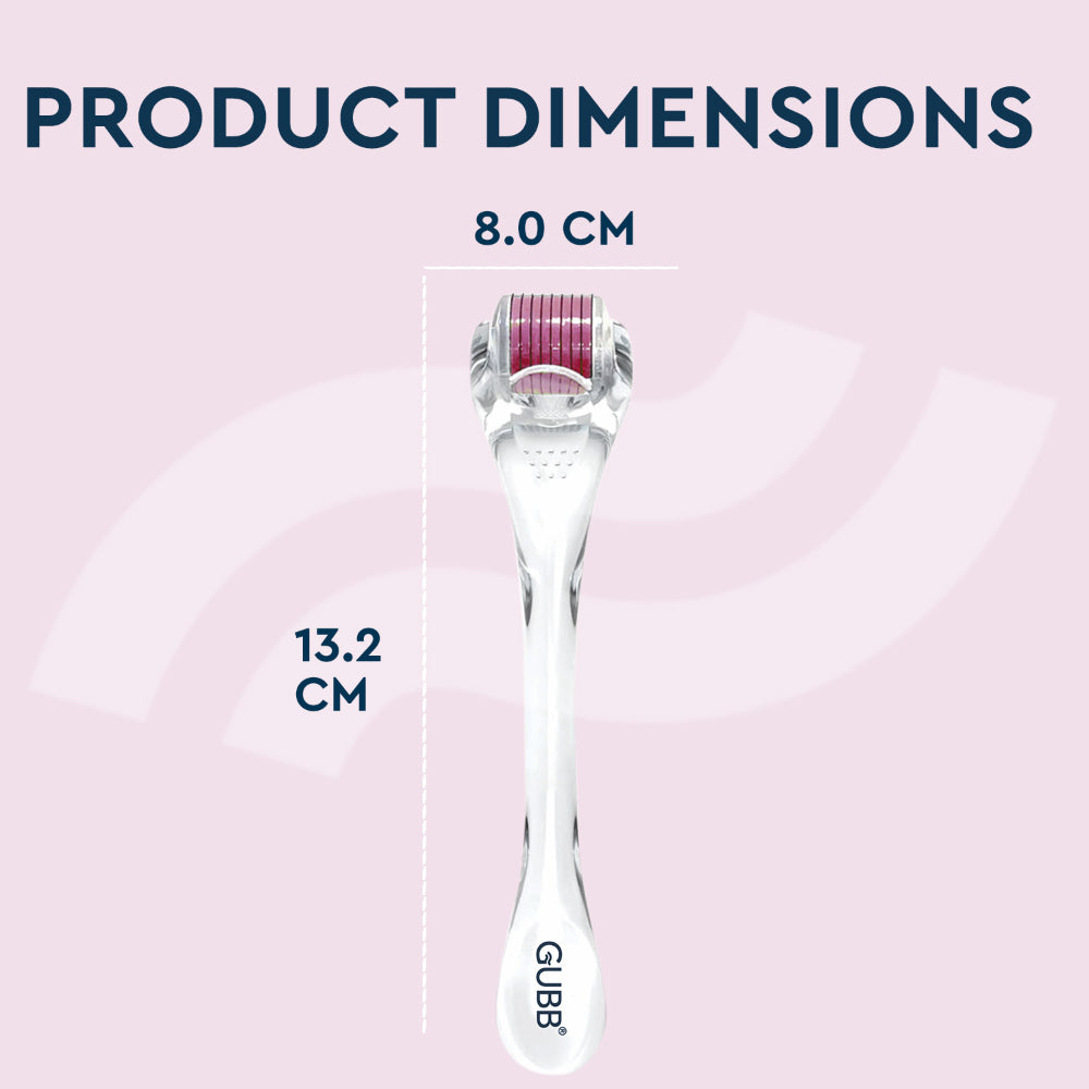 DERMA ROLLER TRANSPARENT PINK