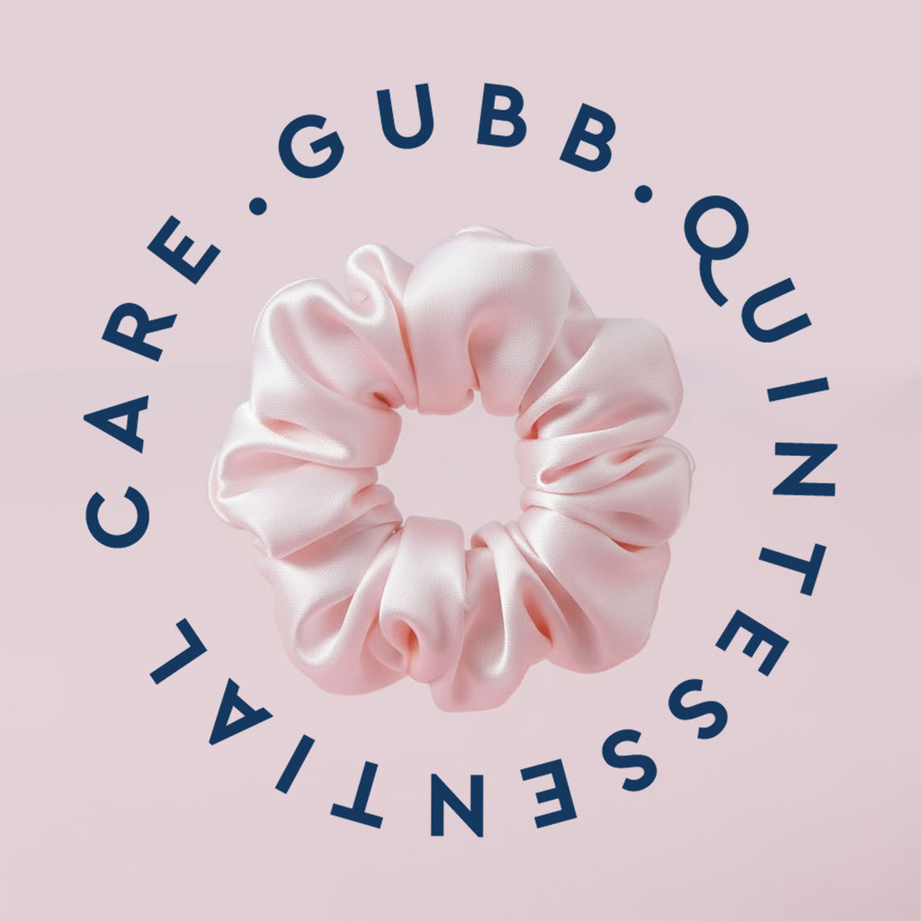 Light Pink Satin Scrunchie