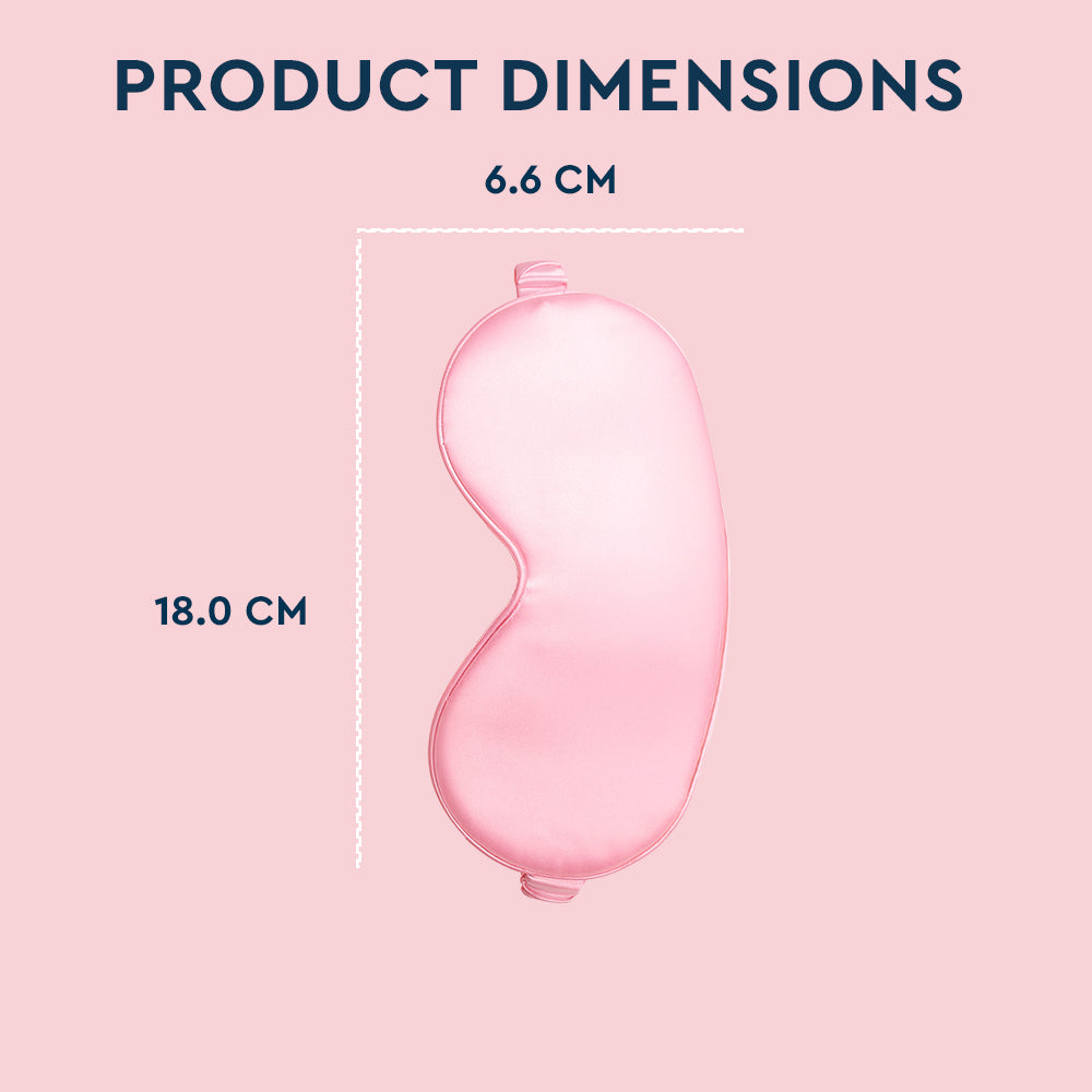 PINK SATIN EYE MASK
