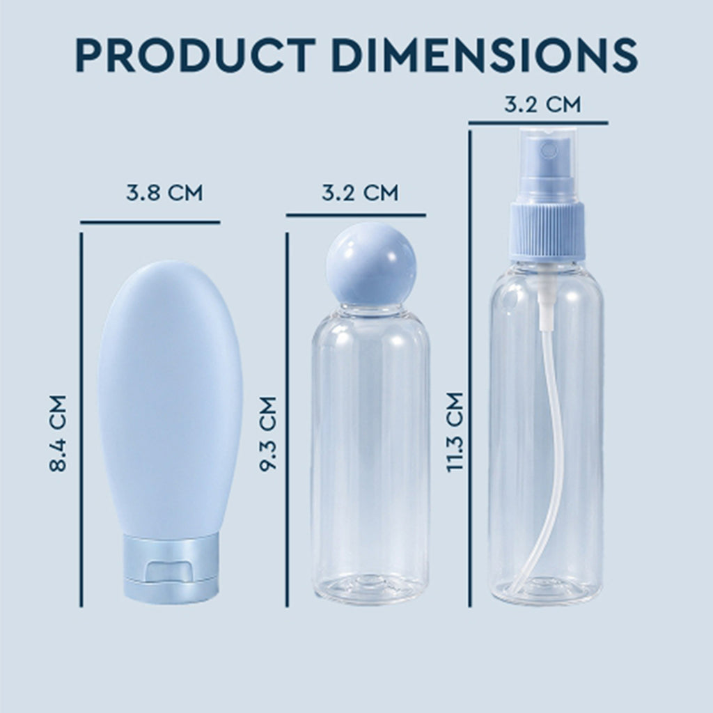 Travel Bottles (Pack Of 5)