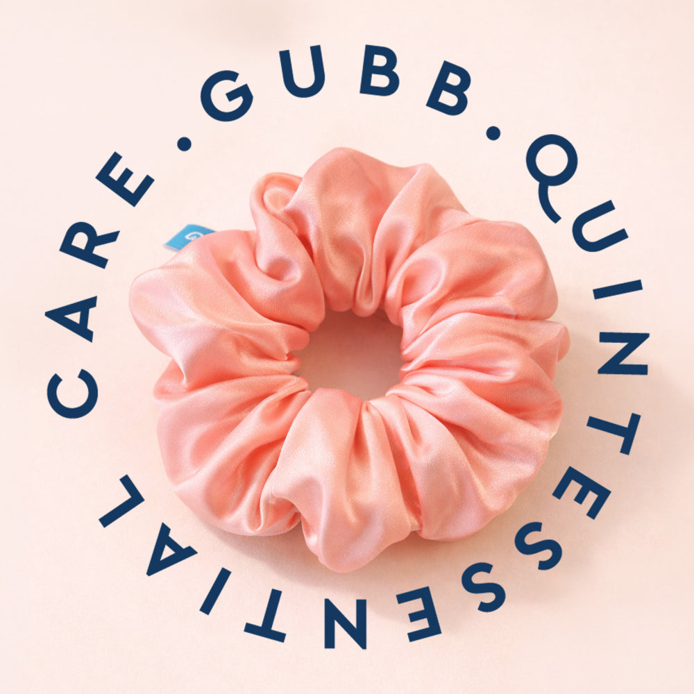 SATIN SCRUNCHIE (ROSE GOLD)
