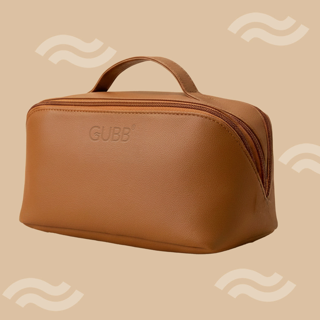 Makeup Organiser Bag Brown