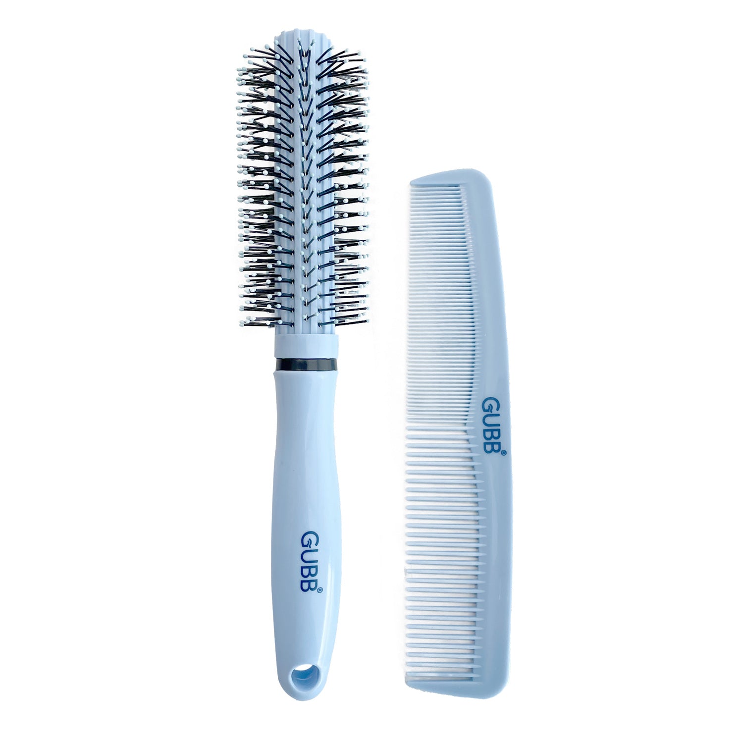 Santorini Hues Styling Combo (Round Hair Brush & Hair Comb)