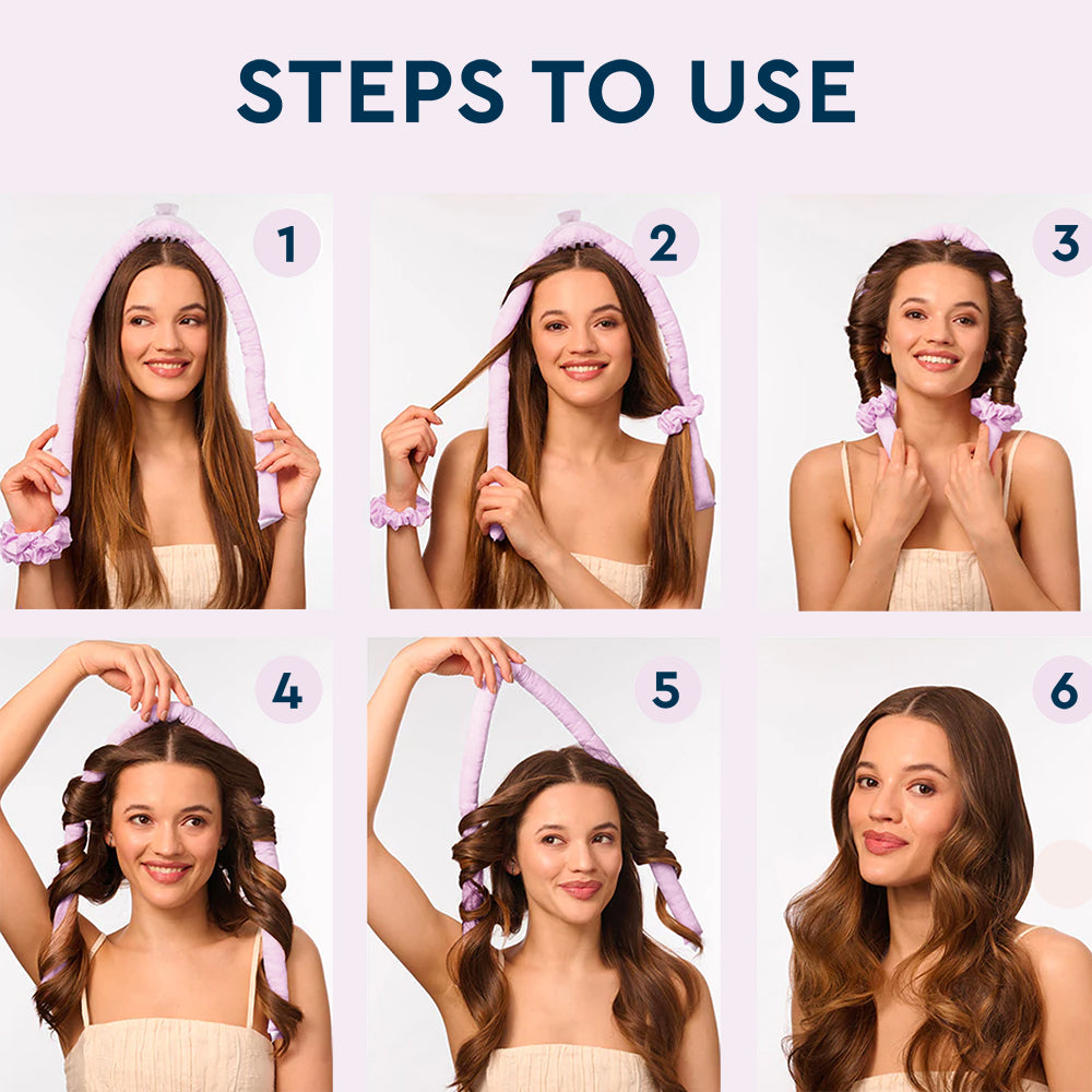 Heatless Hair Curler Lilac