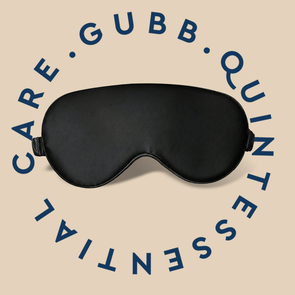 Satin Eye Mask Black