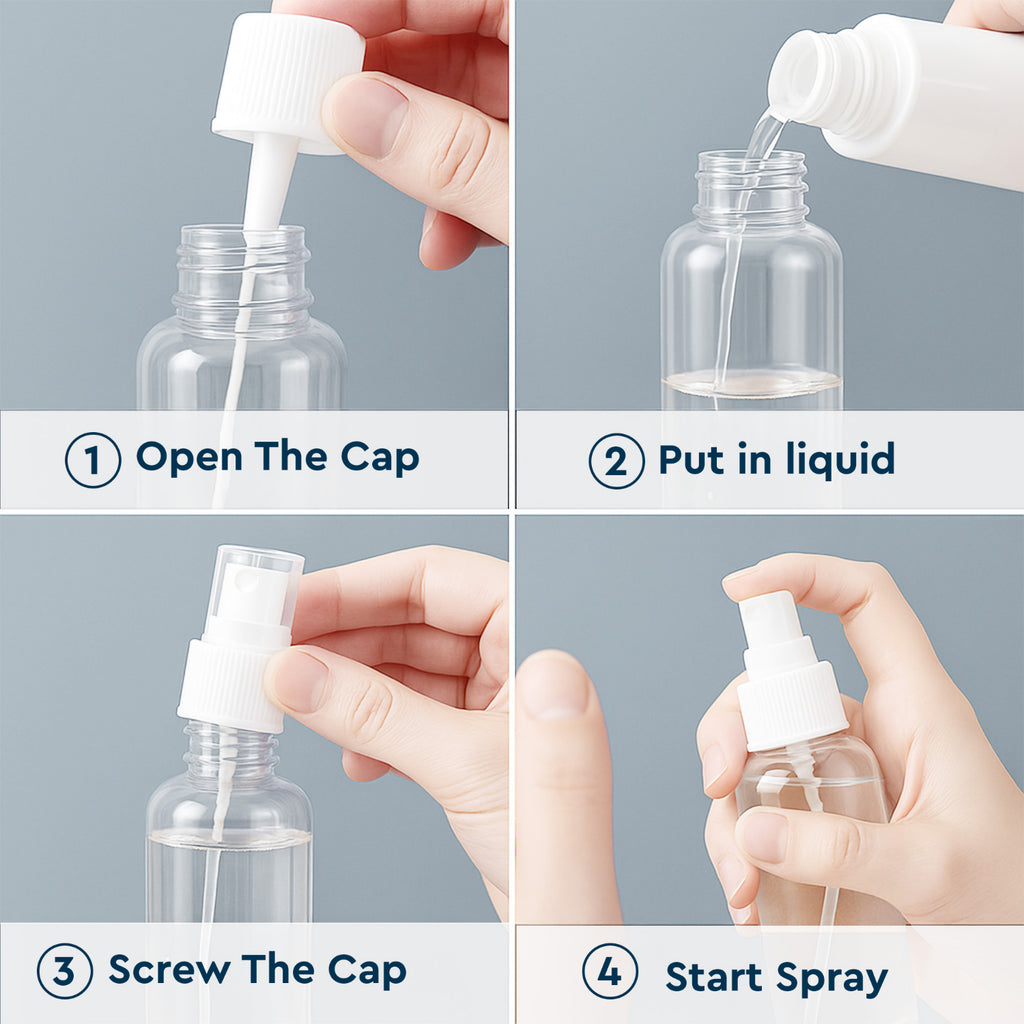 Travel Bottles (Pack Of 2)