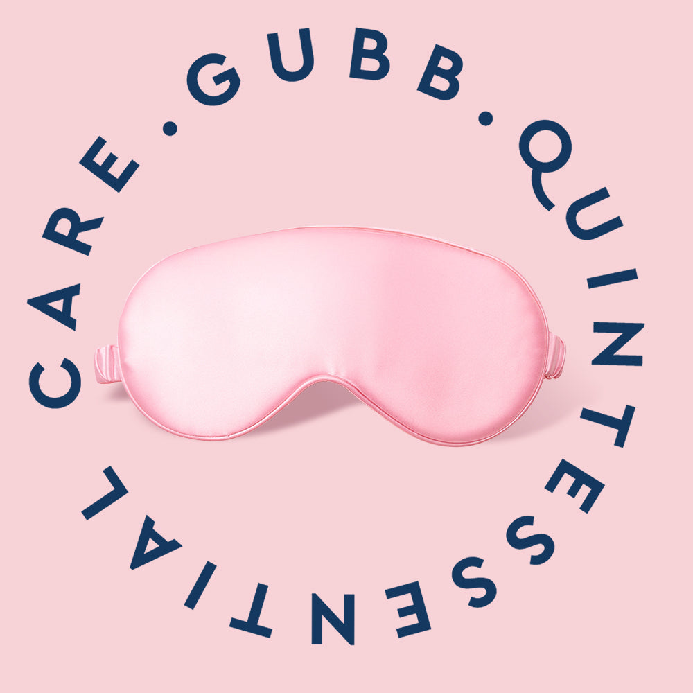 PINK SATIN EYE MASK