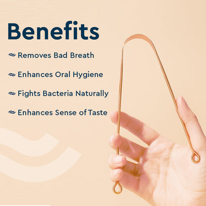 TONGUE CLEANER COPPER (ROUND)