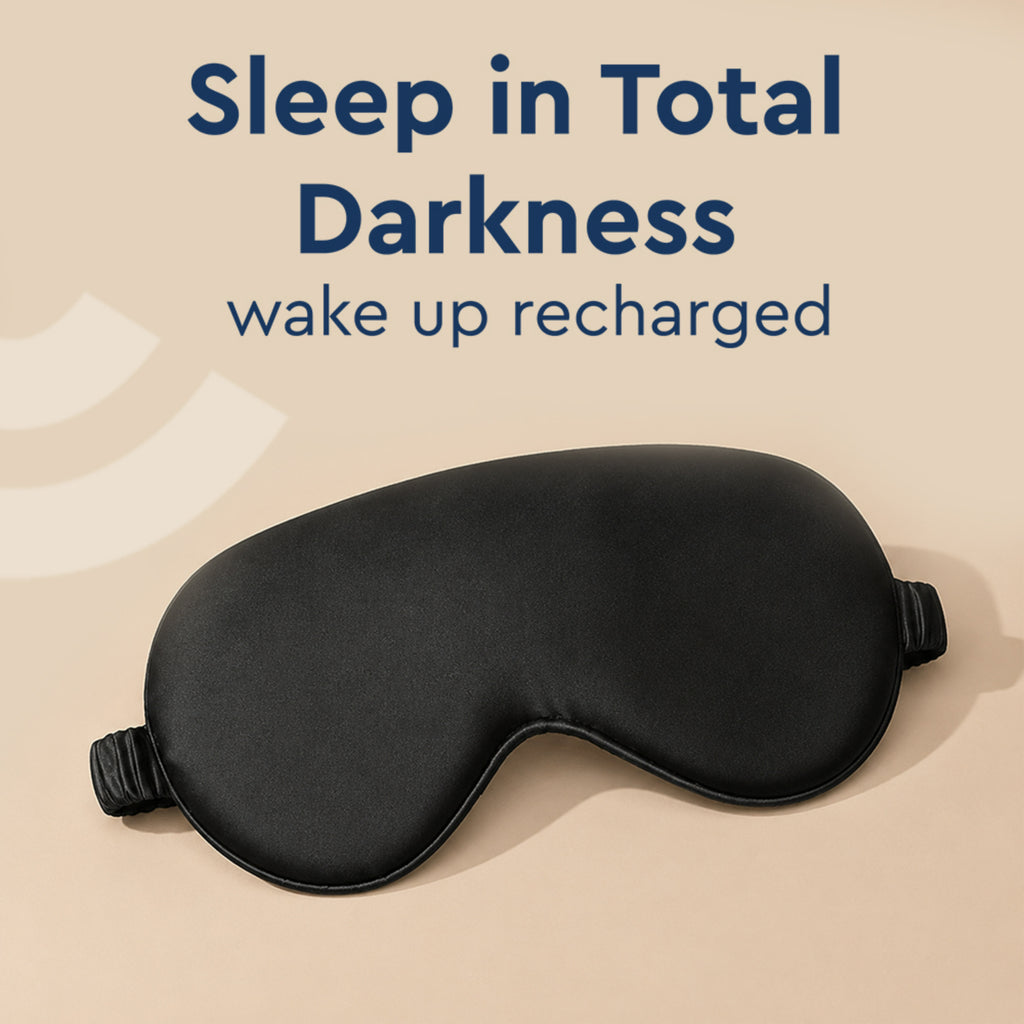 Satin Eye Mask Black