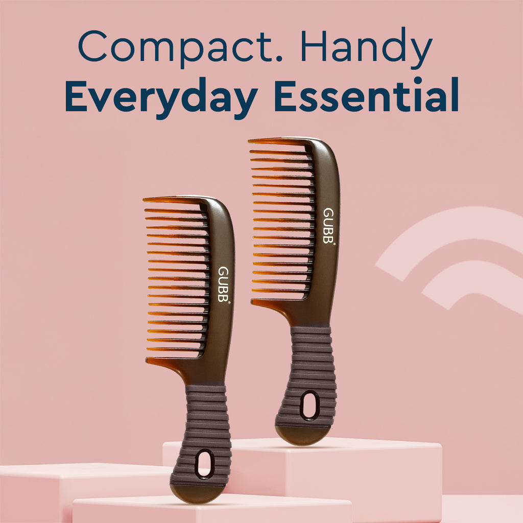 SHELL RANGE SMALL COMB WITH HANDLE
