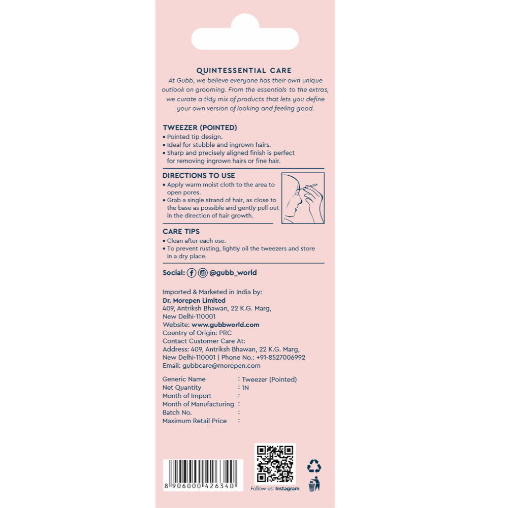 TWEEZER POINTED (PINK/PURPLE)