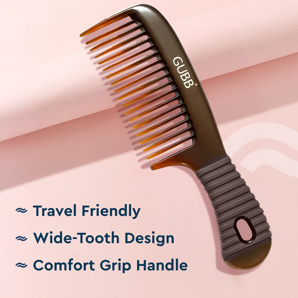 SHELL RANGE SMALL COMB WITH HANDLE