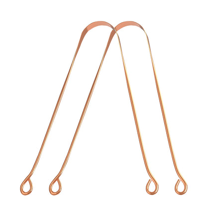 TONGUE CLEANER COPPER (ROUND)