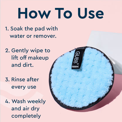 Reuseable Makeup Remover Pads (Pink & Beige)