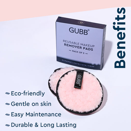 Reuseable Makeup Remover Pads (Pink & Beige)