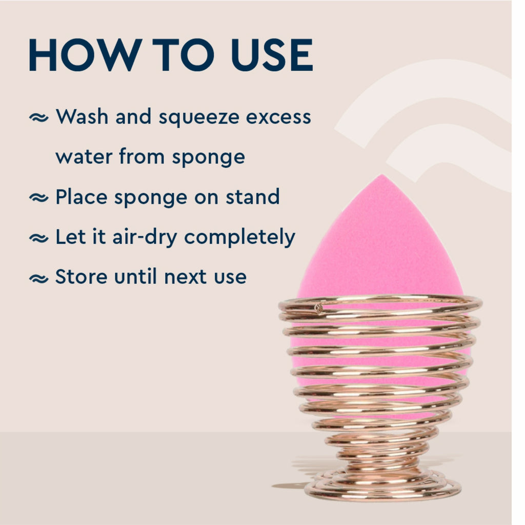 Makeup Blender Stand Gold