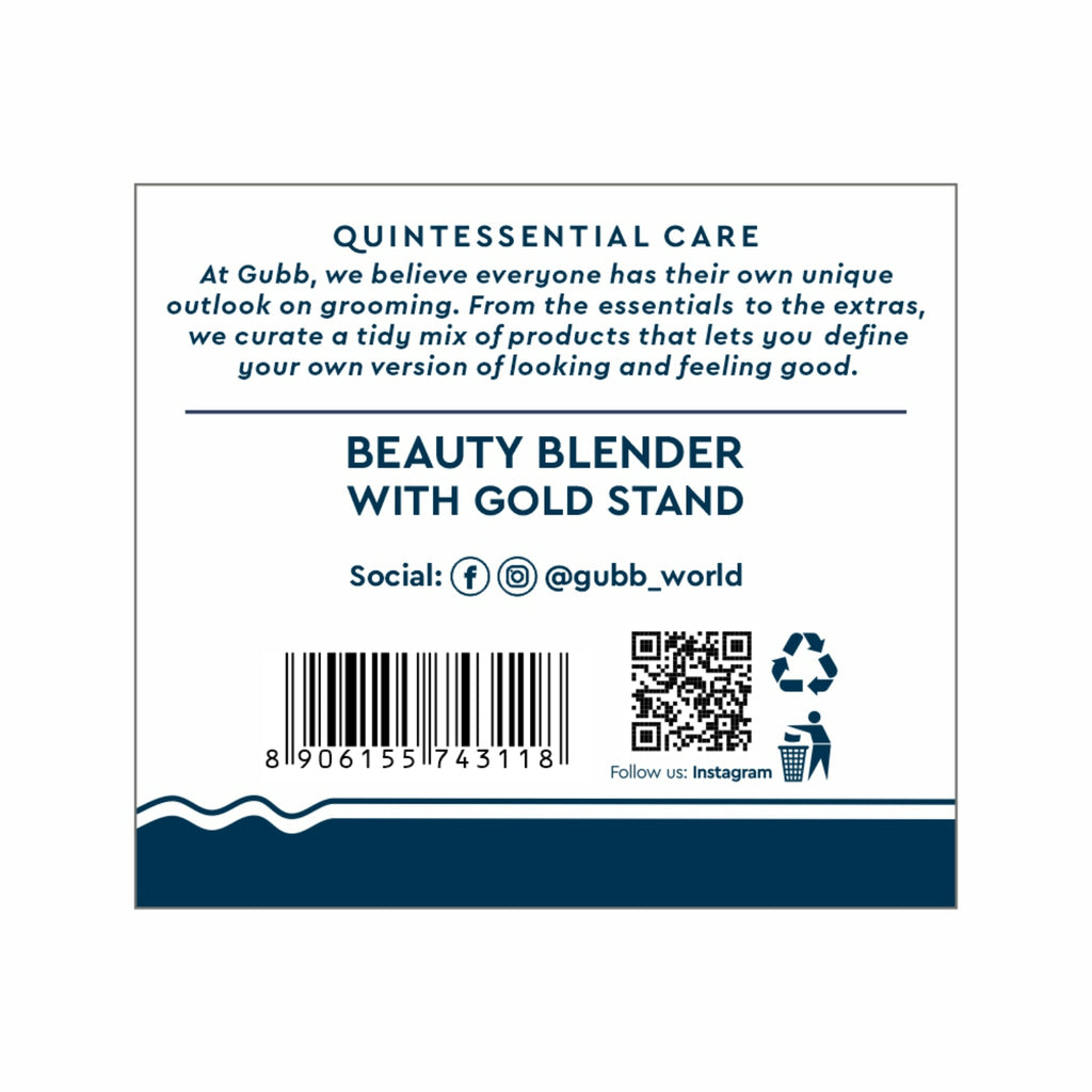 Makeup Blender Stand Gold