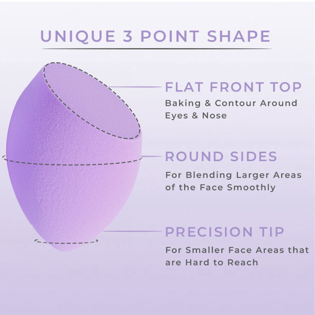Gubb Beauty Blender Purple Pack Of 4