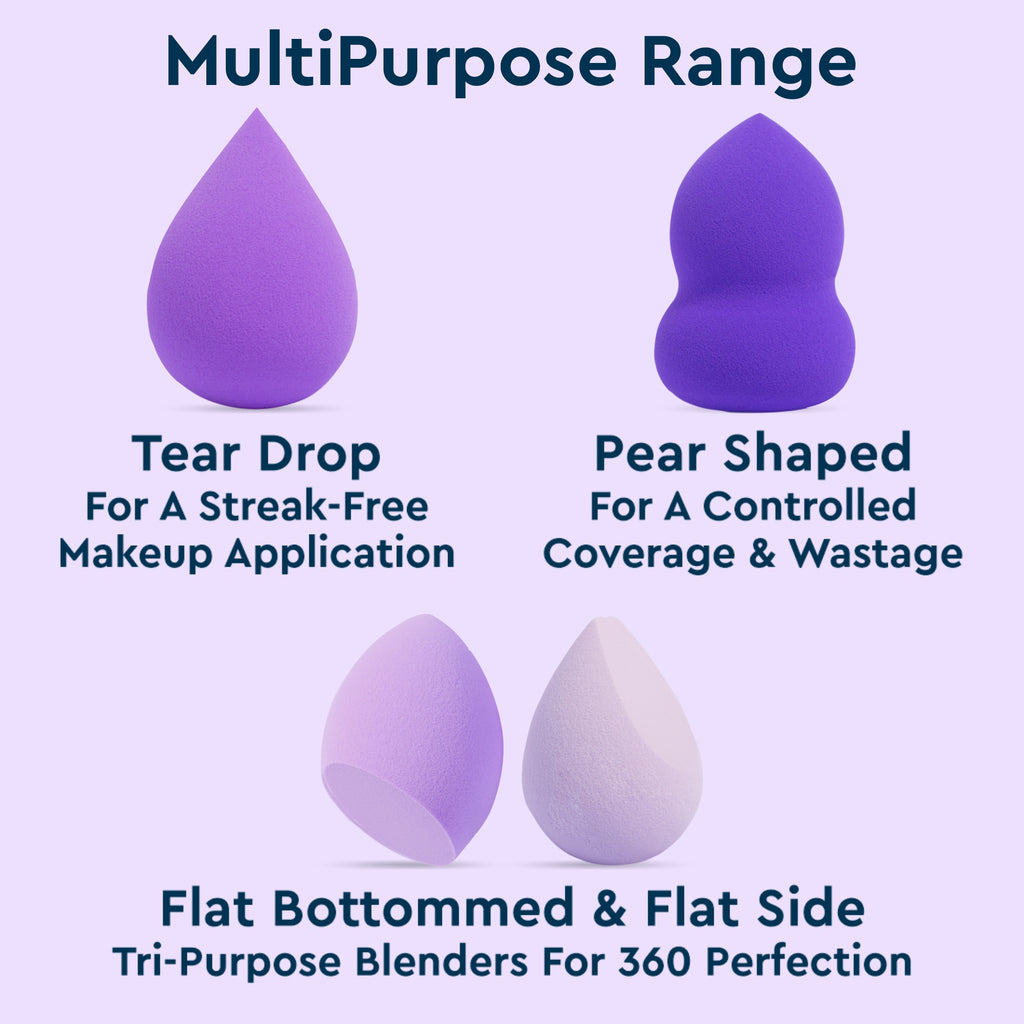Beauty Blender - Pack of 4 (Purple)