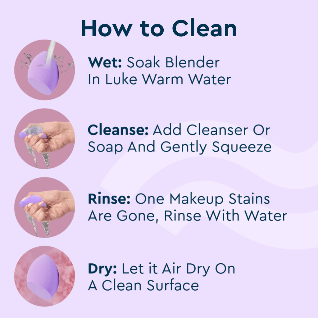 Beauty Blender - Pack of 4 (Purple)