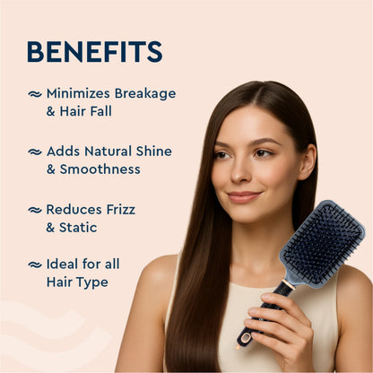 Elite Paddle Brush With Pin