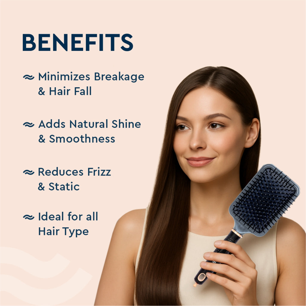 Elite Paddle Brush With Pin