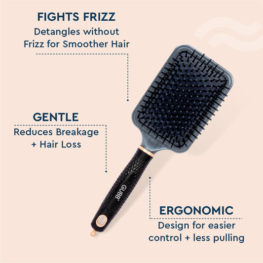 Elite Paddle Brush With Pin