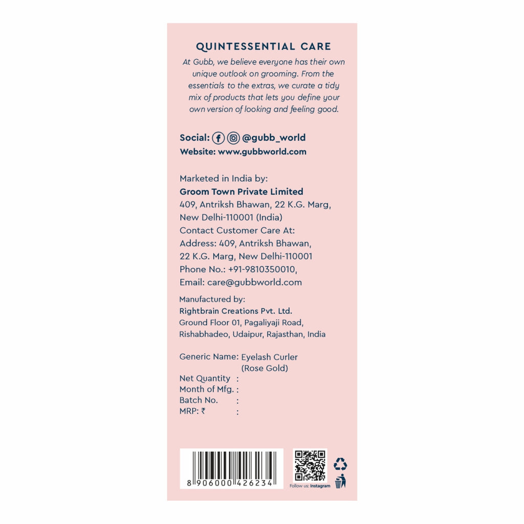 EYELASH CURLER ROSE GOLD