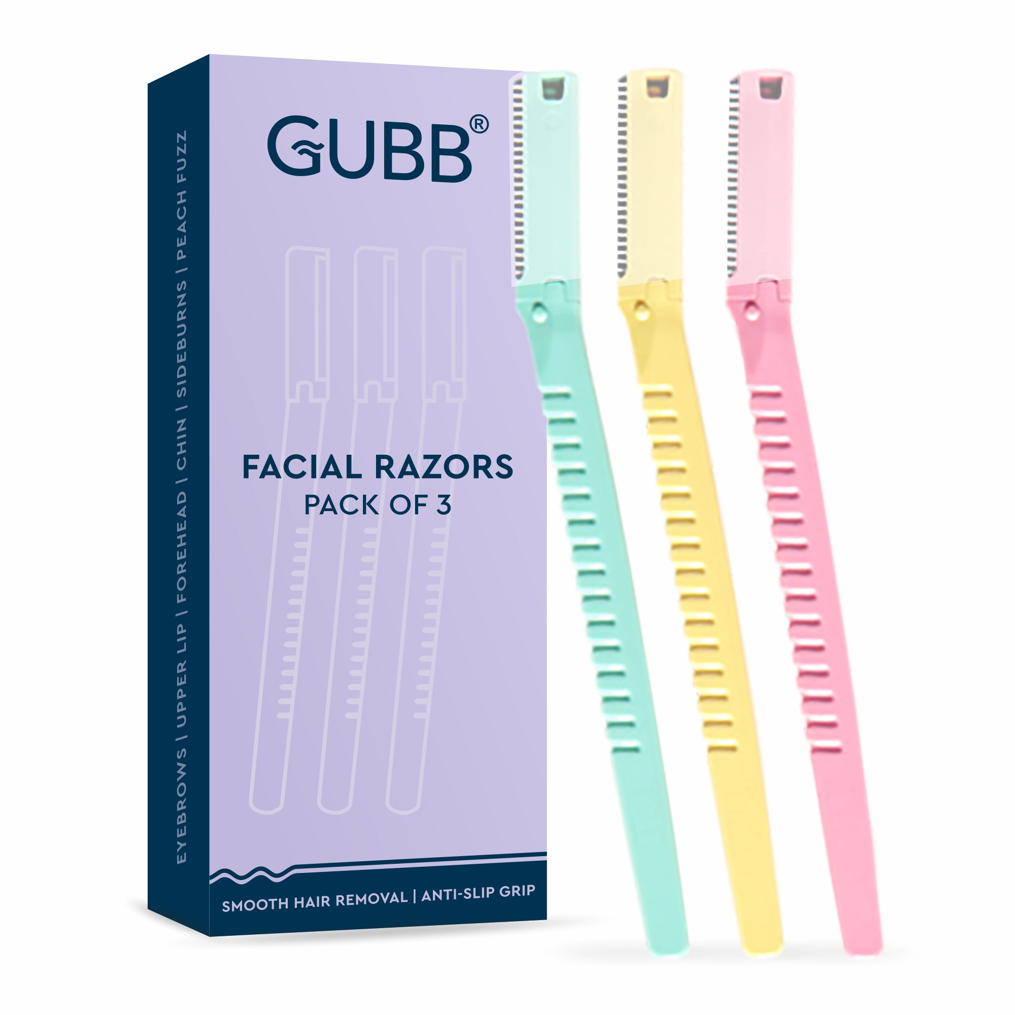 Facial Razor Pack Facial Razors (Pack of 3) – GUBB WORLD
