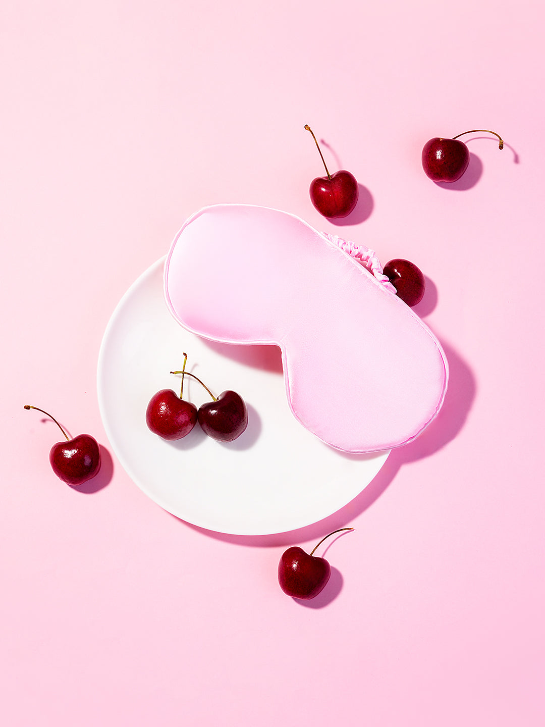 PINK SATIN EYE MASK