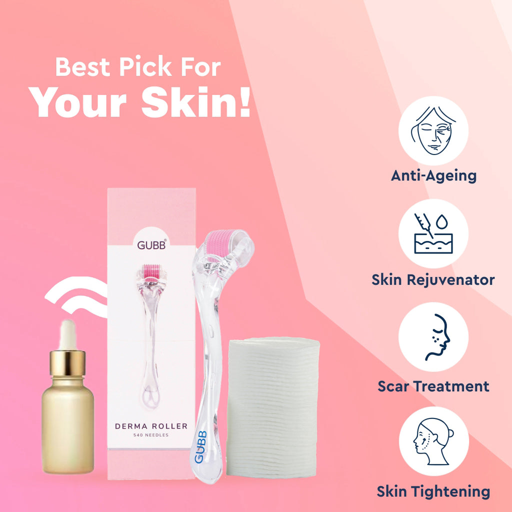 Derma Roller Transparent 0.5mm (Pink)
