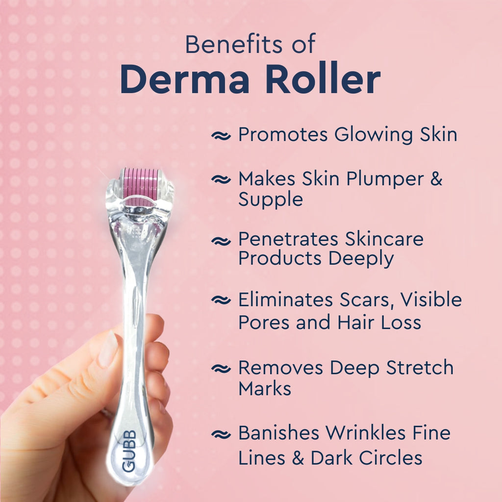 Derma Roller Transparent 0.5mm (Pink)