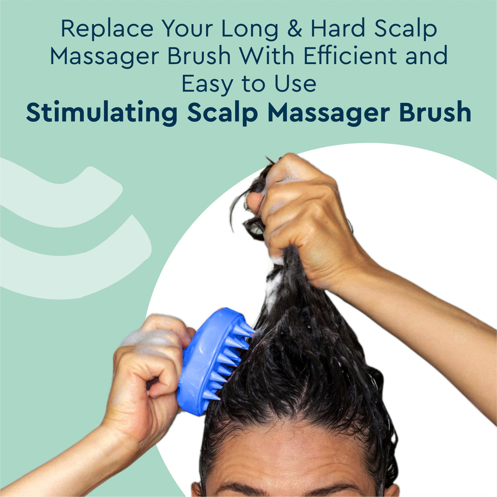 Stimulating Scalp Massager Brush