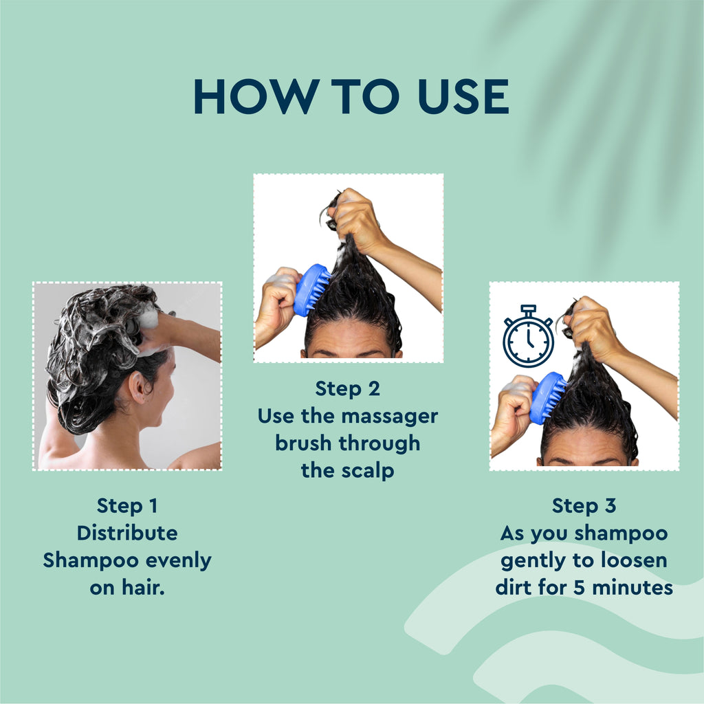 Stimulating Scalp Massager Brush