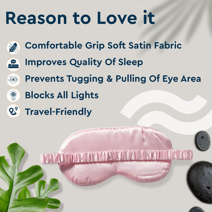 Satiin Eye Mask (Pink)